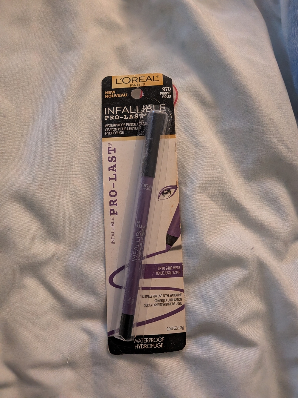 L'Oreal Infallible Pro-Lash Waterproof Pencil Eyeliner - Purple Violet Brand New